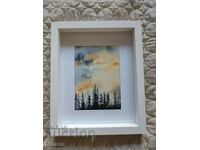Pictura originală - acuarelă