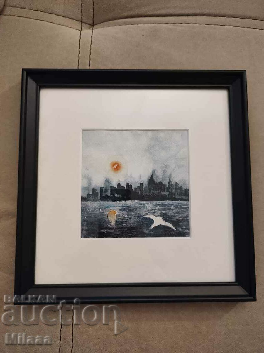 Πρωτότυπος πίνακας - ακουαρέλα Πρωτότυπος πίνακας - ακουαρέλα