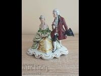 Old German porcelain figure statuette