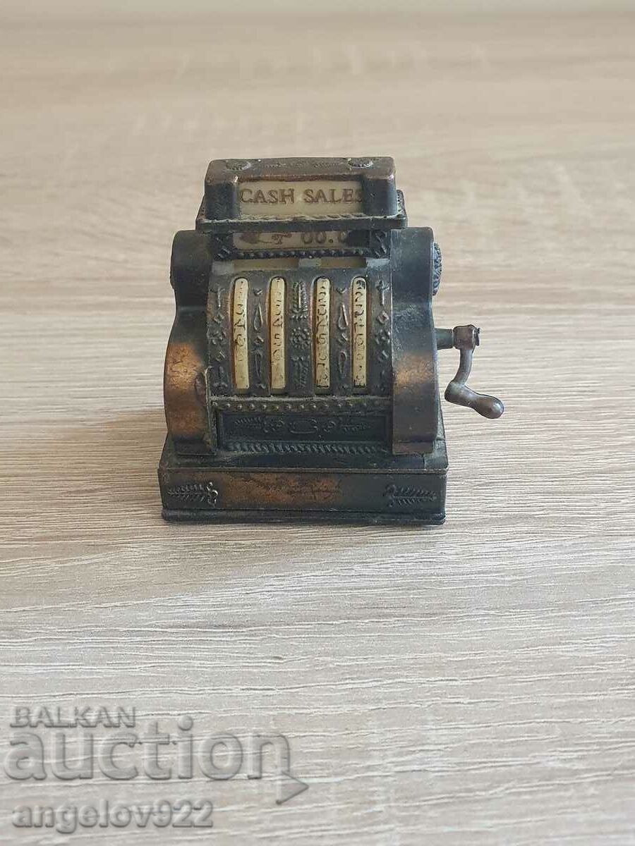 Miniature metal cash register - sharpener