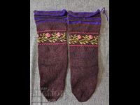 Authentic Nordic knitted woolen socks