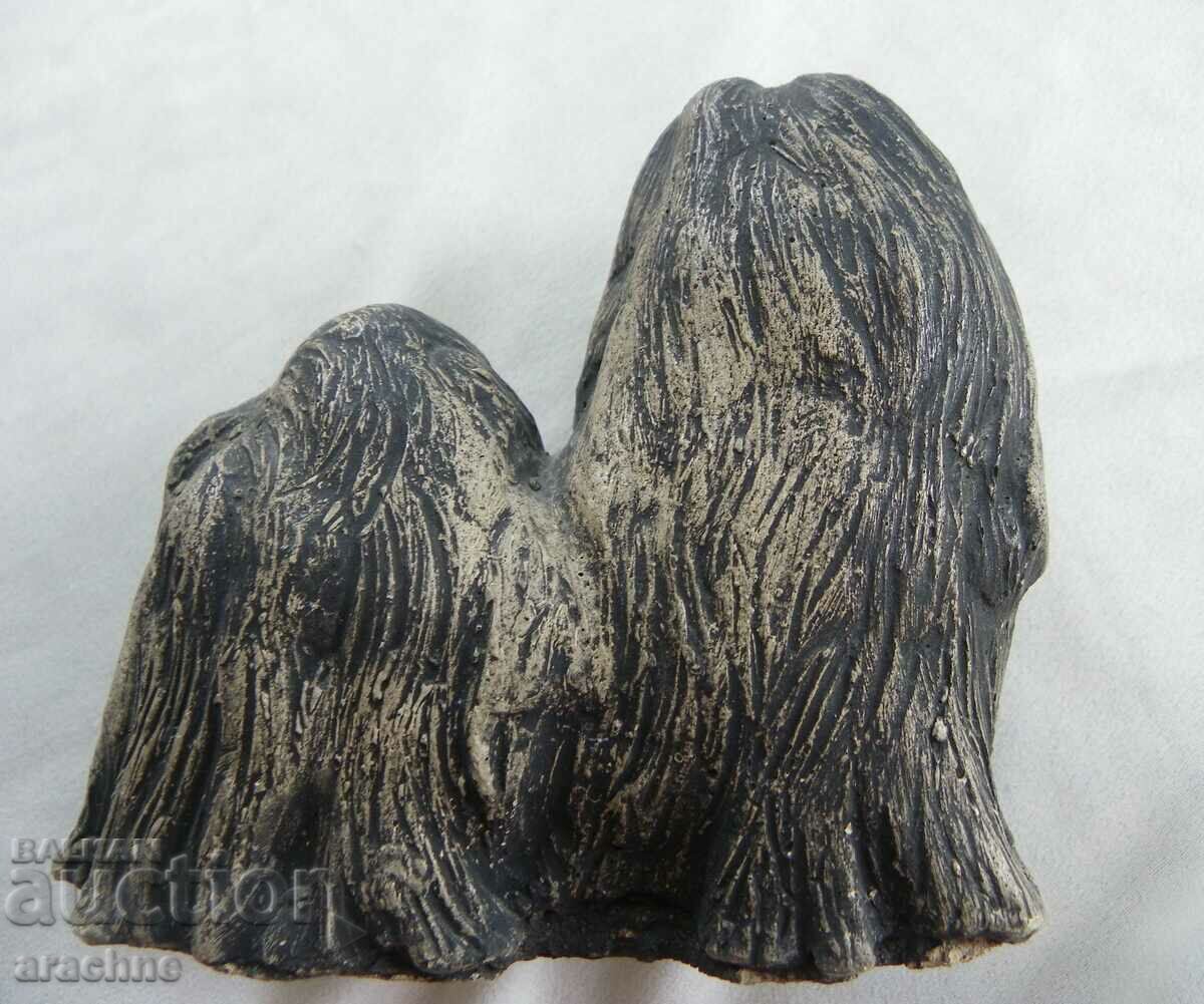 Delivery of Japanese Shih Tzu dog stone figurine Delivery of Japanese Shih Tzu dog stone figurine