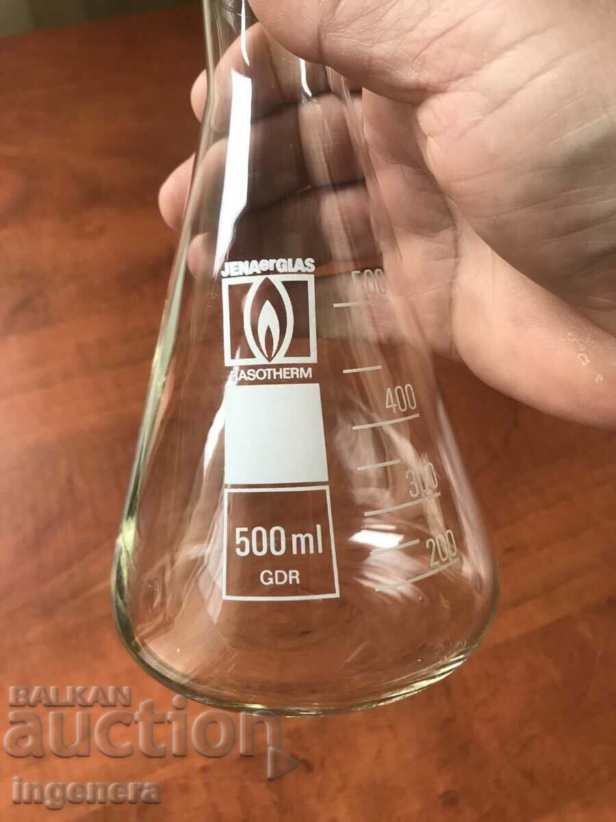 Auction PROFESSIONAL THERMO FLASK 500 ML GLASS LABORATORY Auction PROFESSIONAL THERMO FLASK 500 ML GLASS LABORATORY