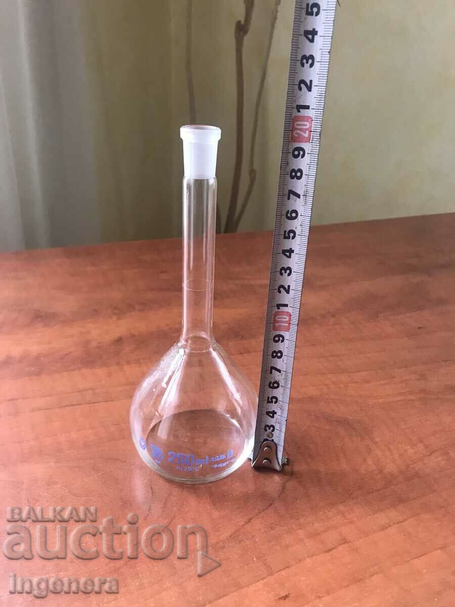 PROFESSIONAL THERMO FLASK 250 ML GLASS LABORATORY-GDR with price 16.00 BGN | € 8.18 PROFESSIONAL THERMO FLASK 250 ML GLASS LABORATORY-GDR with price 16.00 BGN | € 8.18