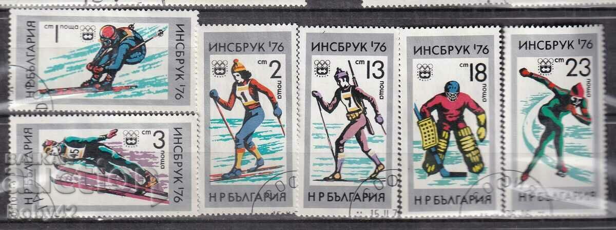 BK ,2527-2533 Olympic Games Innsbruck,76 machine stamped