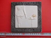 Author's porcelain painting figure porcelain 2