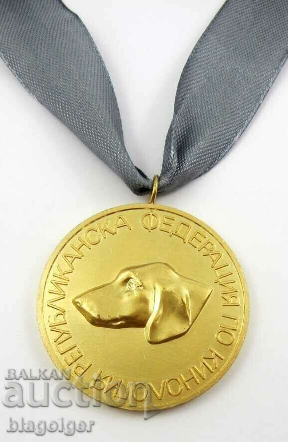 CANINE STUDY-DOG MEDAL-BLRS-PRIZE-GOLD MEDAL