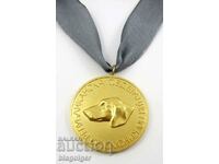 CANINE STUDY-DOG MEDAL-BLRS-PRIZE-GOLD MEDAL