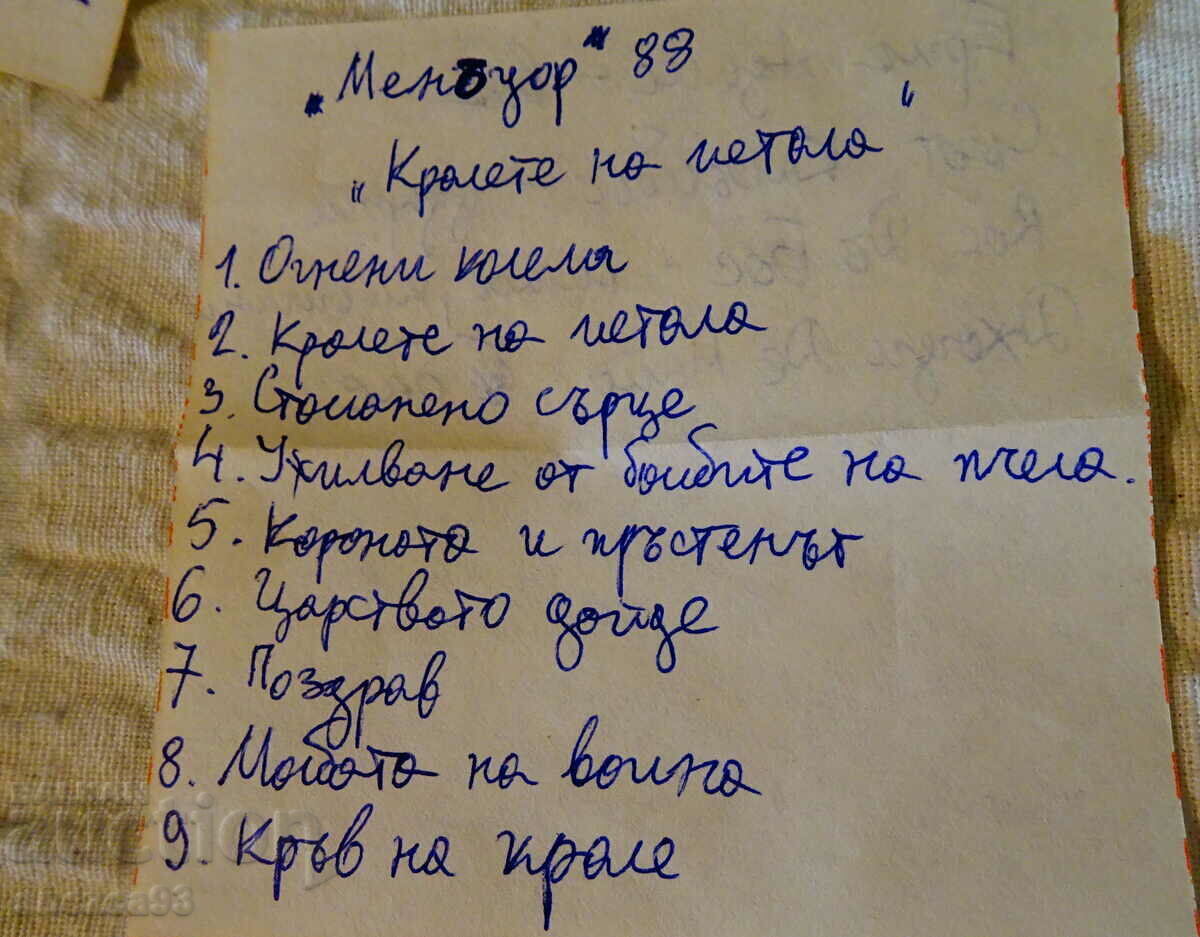 BASF LH-EI 60 audio cassette with Manowar. with price 15.00 BGN | € 7.67