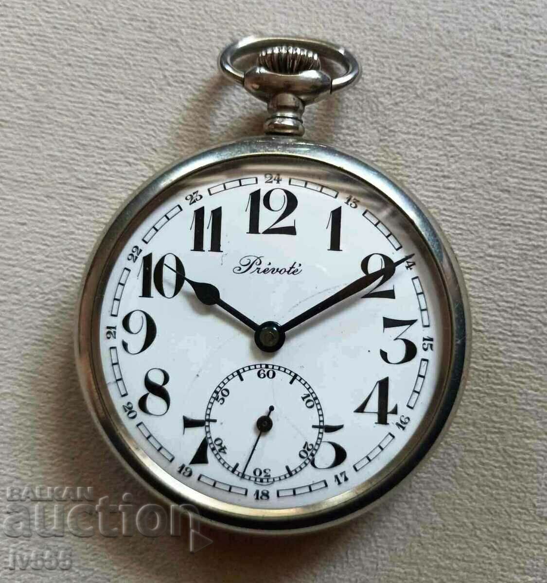 FOR SALE SWISS MECHANICAL POCKET WATCH - PREVOTE