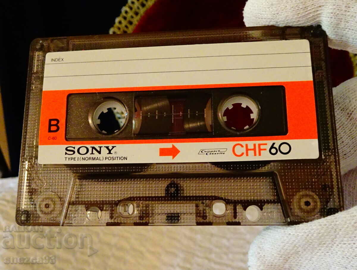 Auction  Sony CHF 60 audiocassette with Europe