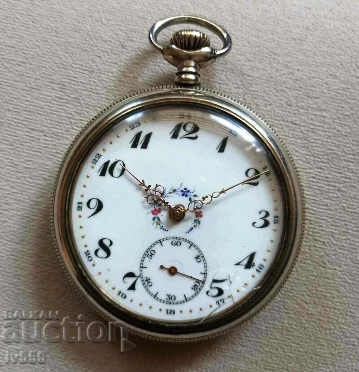 SWISS MECHANICAL POCKET WATCH FOR SALE - COWS