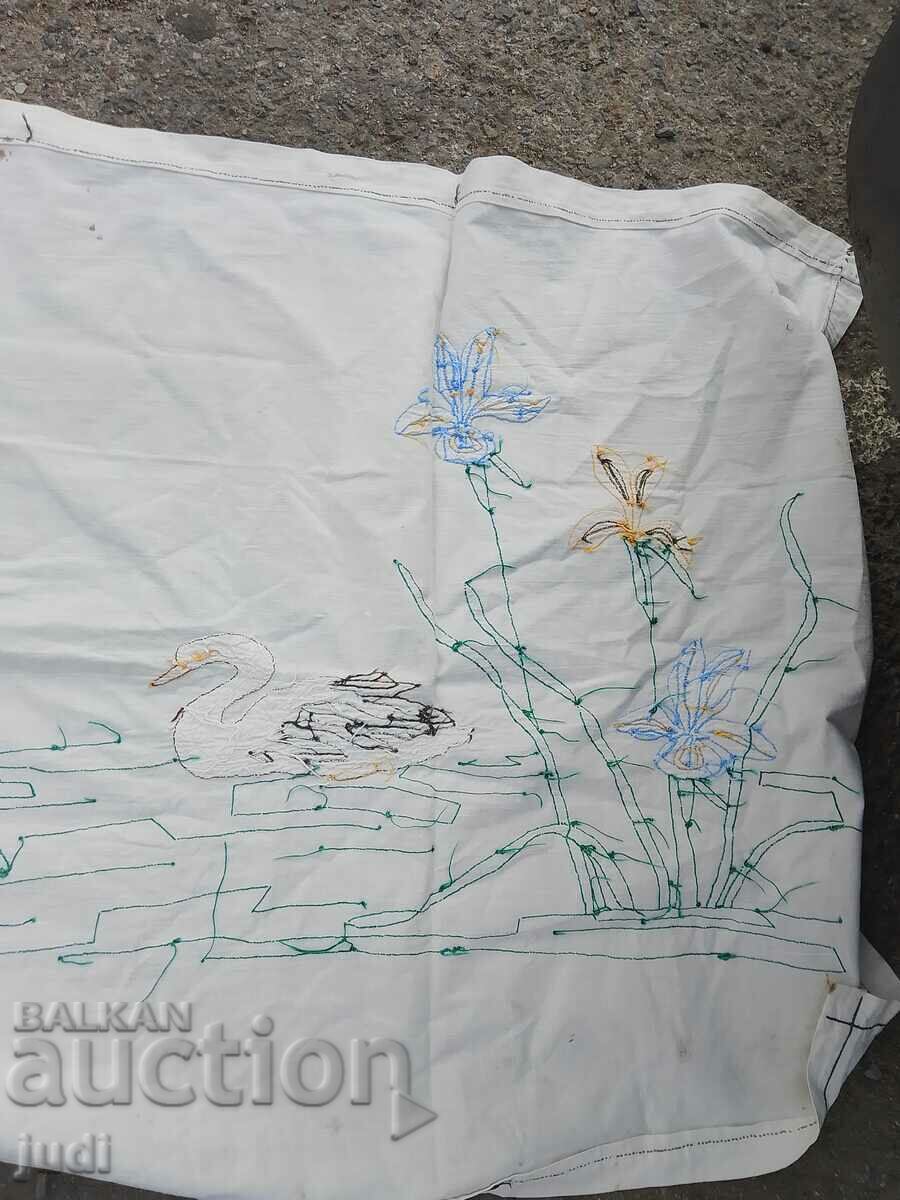 Large tablecloth embroidery - 7 Large tablecloth embroidery - 7