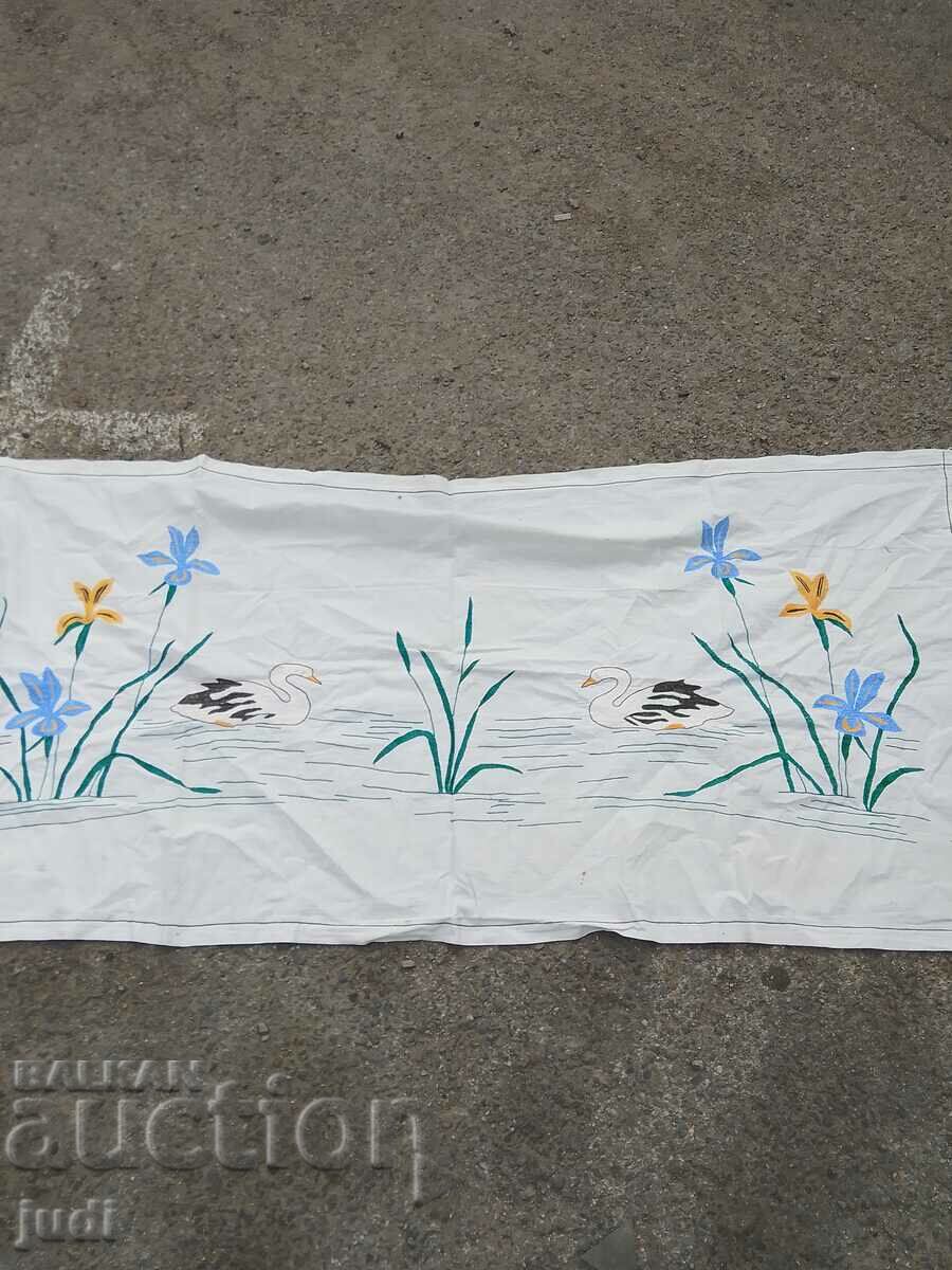 Large tablecloth embroidery