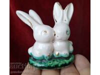 Old rabbit figurine