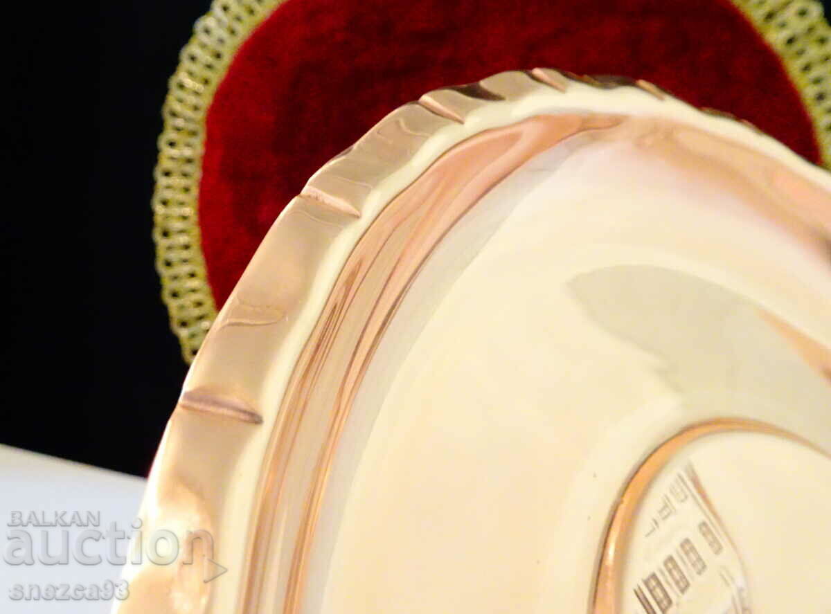 Copper panel, tray Zürich-Grossmünster, 450 g, marked. - 6 Copper panel, tray Zürich-Grossmünster, 450 g, marked. - 6