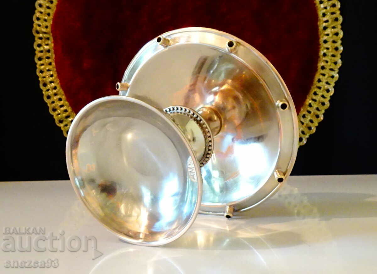 Silver-plated wine fountain, embossed vines, candlestick - 6 Silver-plated wine fountain, embossed vines, candlestick - 6