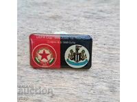 CSKA - Newcastle United 1999 football match badge