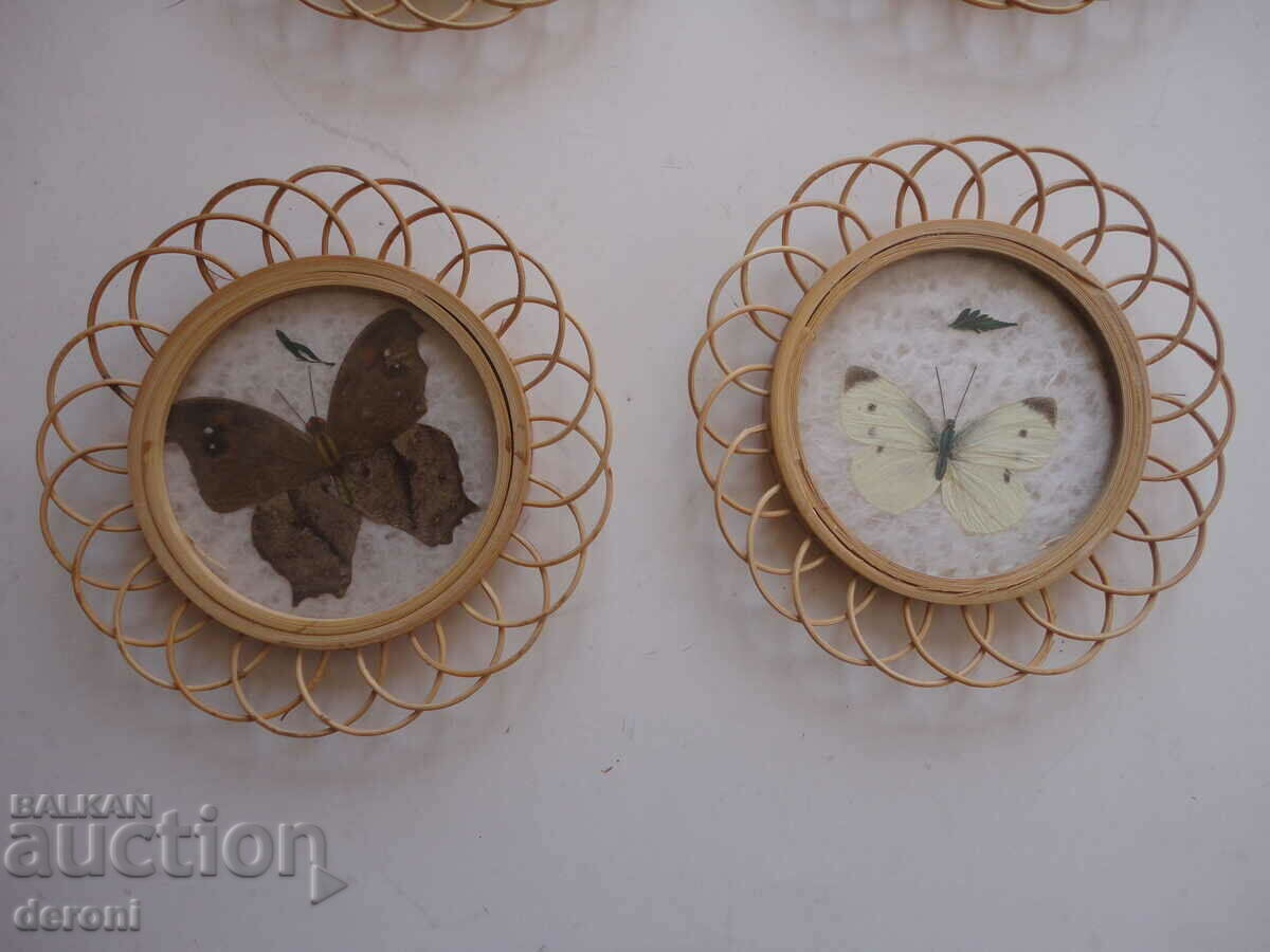 Art cup holder set butterfly cup holder with price 60.00 BGN | € 30.68