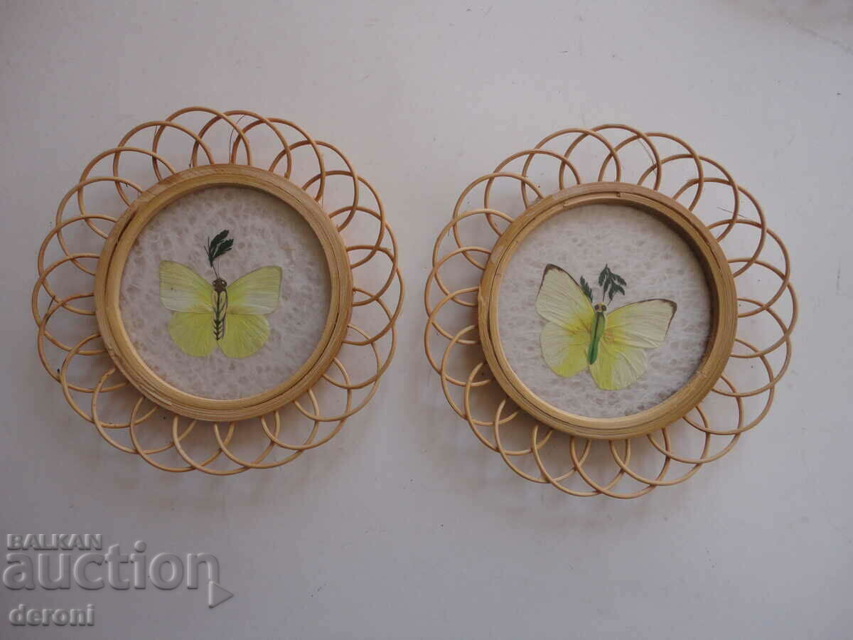 Delivery of Art cup holder set butterfly cup holder