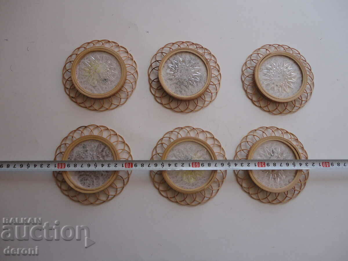 Art cup holder set butterfly cup holder - 7