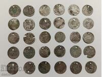 Lot 30 pcs. Silver Turkish coins Turkey akceta ahceta jewelry