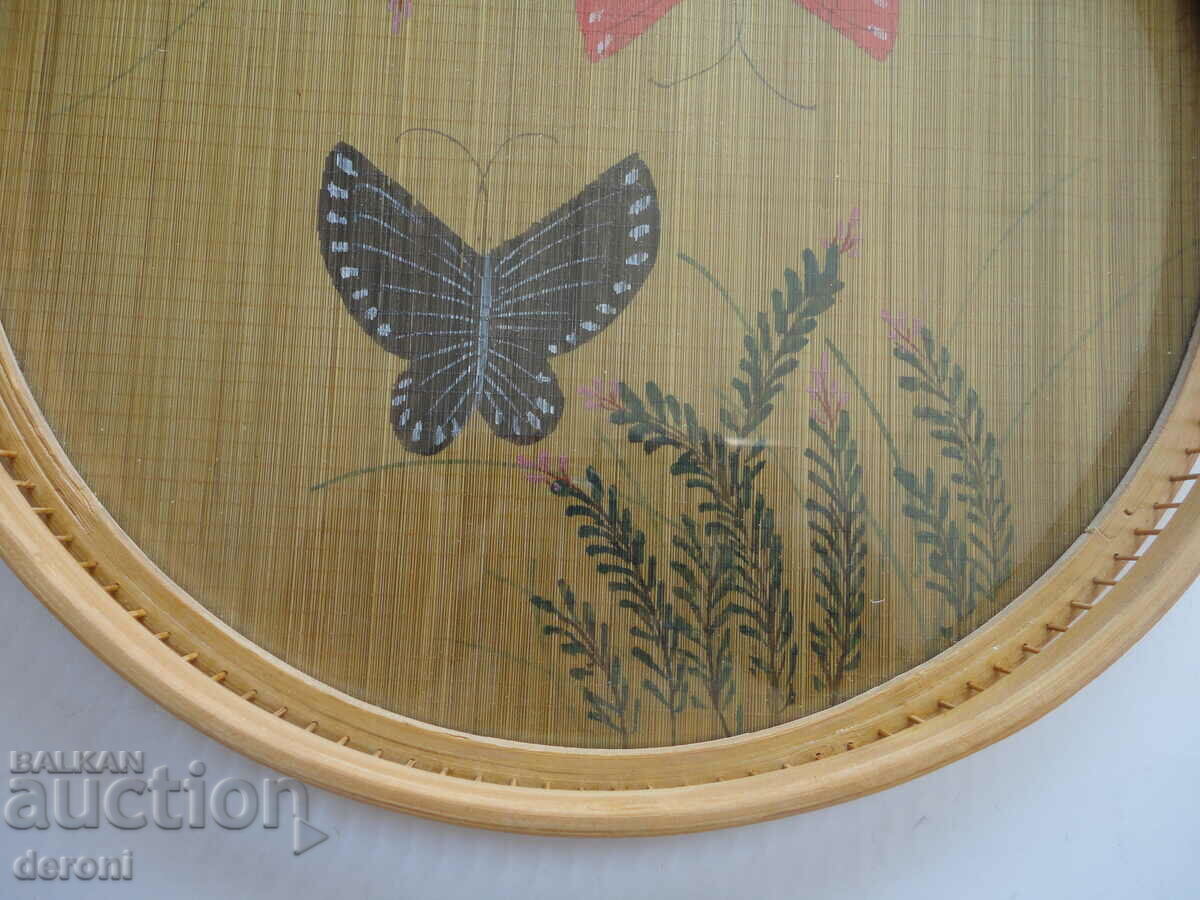 Δημοπρασία Μοναδικός δίσκος τέχνης με πεταλούδες Δημοπρασία Μοναδικός δίσκος τέχνης με πεταλούδες