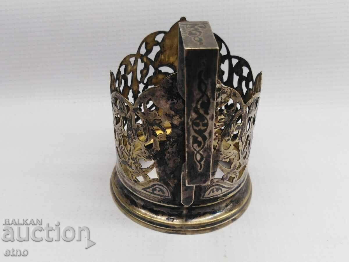 Auction  USSR MOUNTED - "KUBACHI", SILVER 875 WITH NIELO AND GOLD