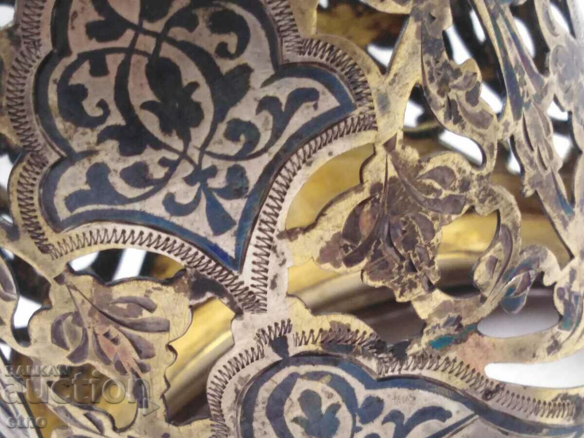 USSR MOUNTED - "KUBACHI", SILVER 875 WITH NIELO AND GOLD - 7