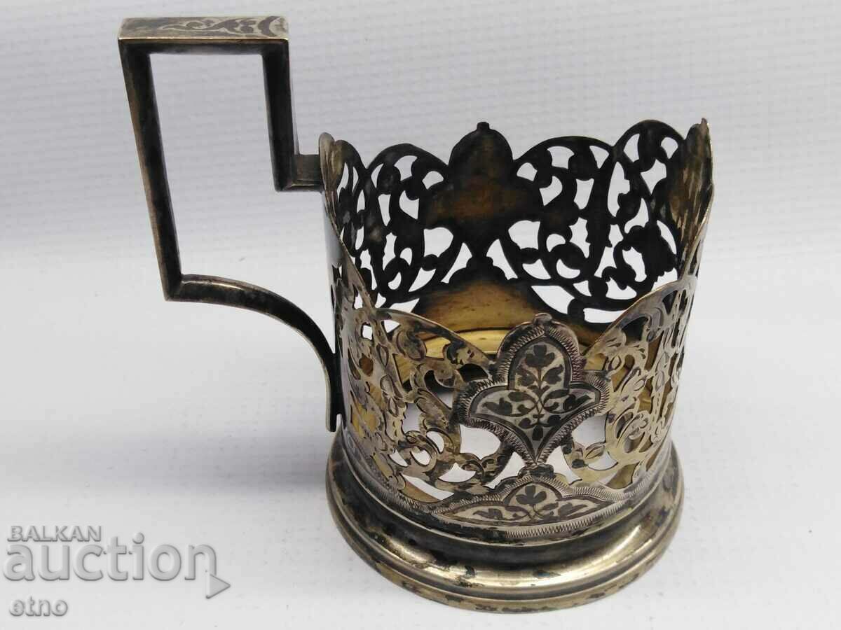 Delivery of USSR MOUNTED - "KUBACHI", SILVER 875 WITH NIELO AND GOLD