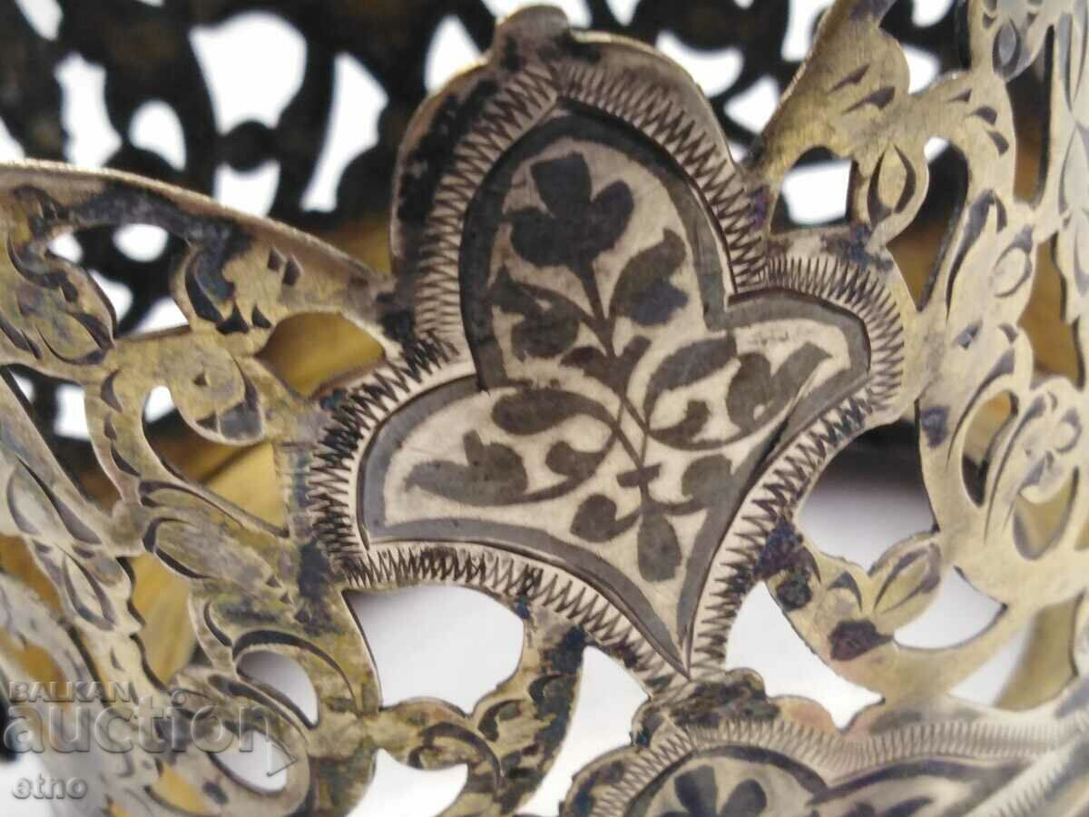 USSR MOUNTED - "KUBACHI", SILVER 875 WITH NIELO AND GOLD - 7