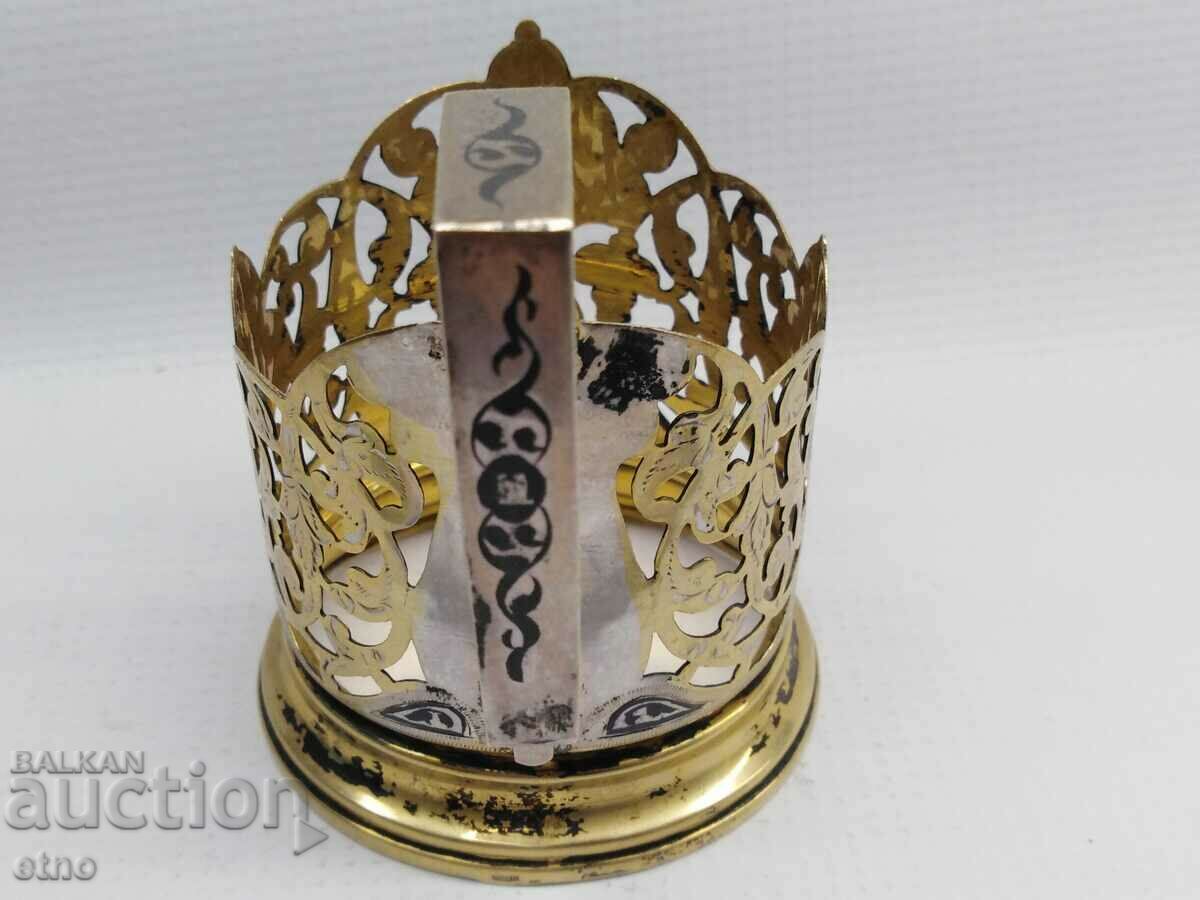 Auction USSR MOUNTED - "KUBACHI", SILVER 875 WITH NIELO AND GOLD Auction USSR MOUNTED - "KUBACHI", SILVER 875 WITH NIELO AND GOLD