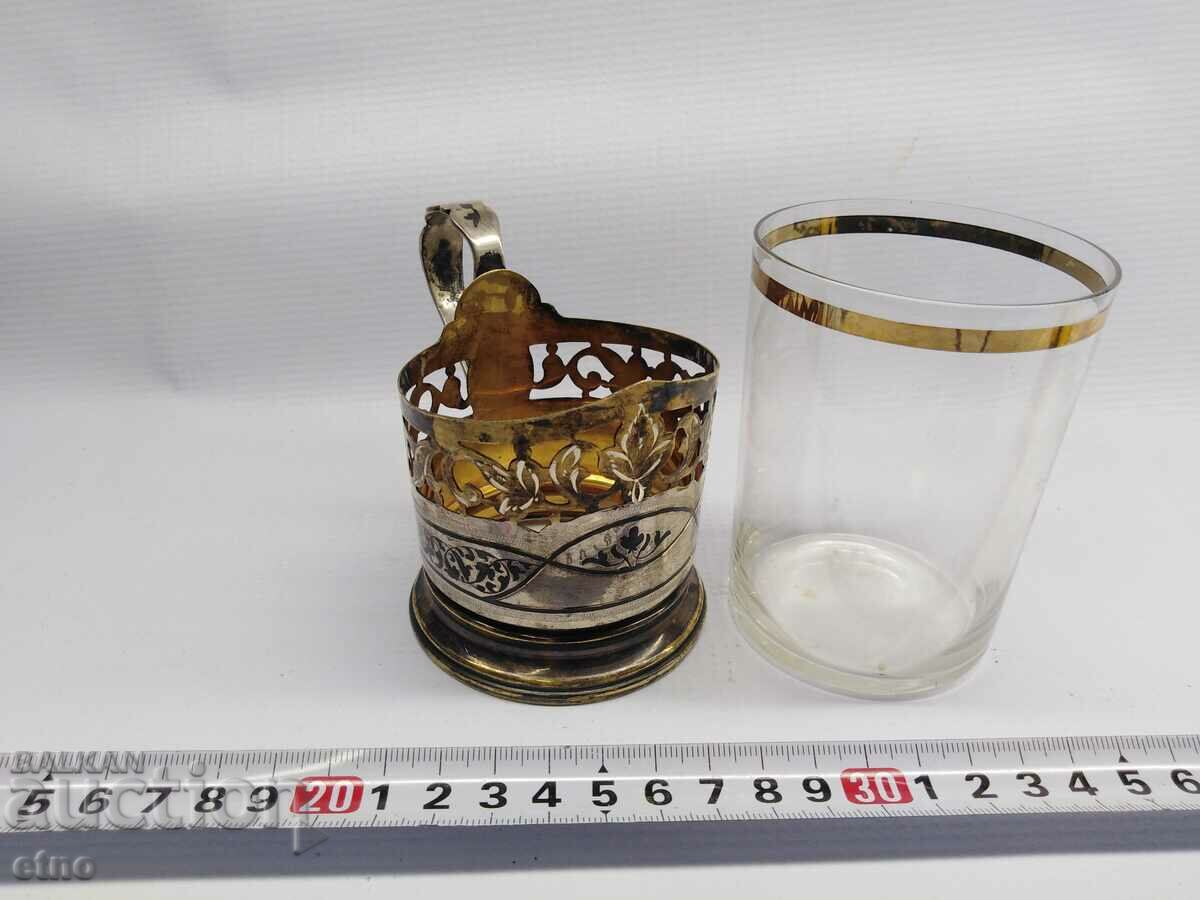 MONTAT URSS-"KUBACHI", ARGINT 875 CU NIELO SI PLACAT IN AUR + STICLA - 5 MONTAT URSS-"KUBACHI", ARGINT 875 CU NIELO SI PLACAT IN AUR + STICLA - 5