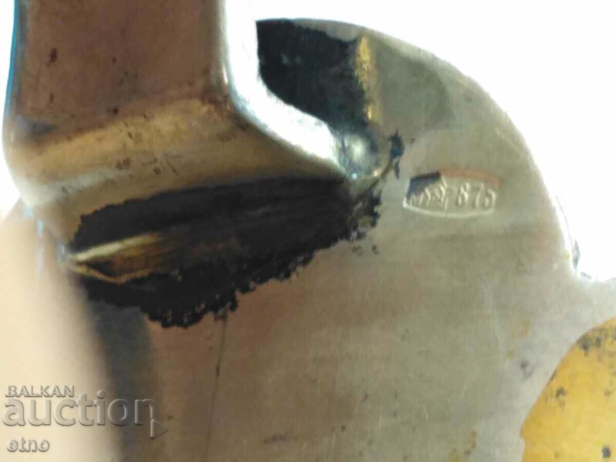 MONTAT URSS-"KUBACHI", ARGINT 875 CU NIELO SI PLACAT IN AUR + STICLA - 6 MONTAT URSS-"KUBACHI", ARGINT 875 CU NIELO SI PLACAT IN AUR + STICLA - 6