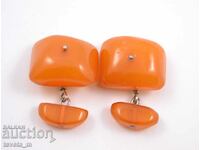 Cufflinks boutonelli amber