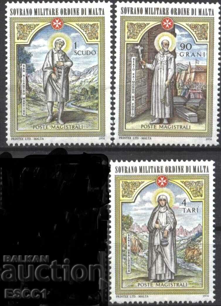 Pure Stamps Christmas 1976 by Sovereign Order of Malta