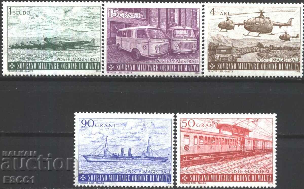 Clean Stamps Transport 1976 by Sovereign Order of Malta