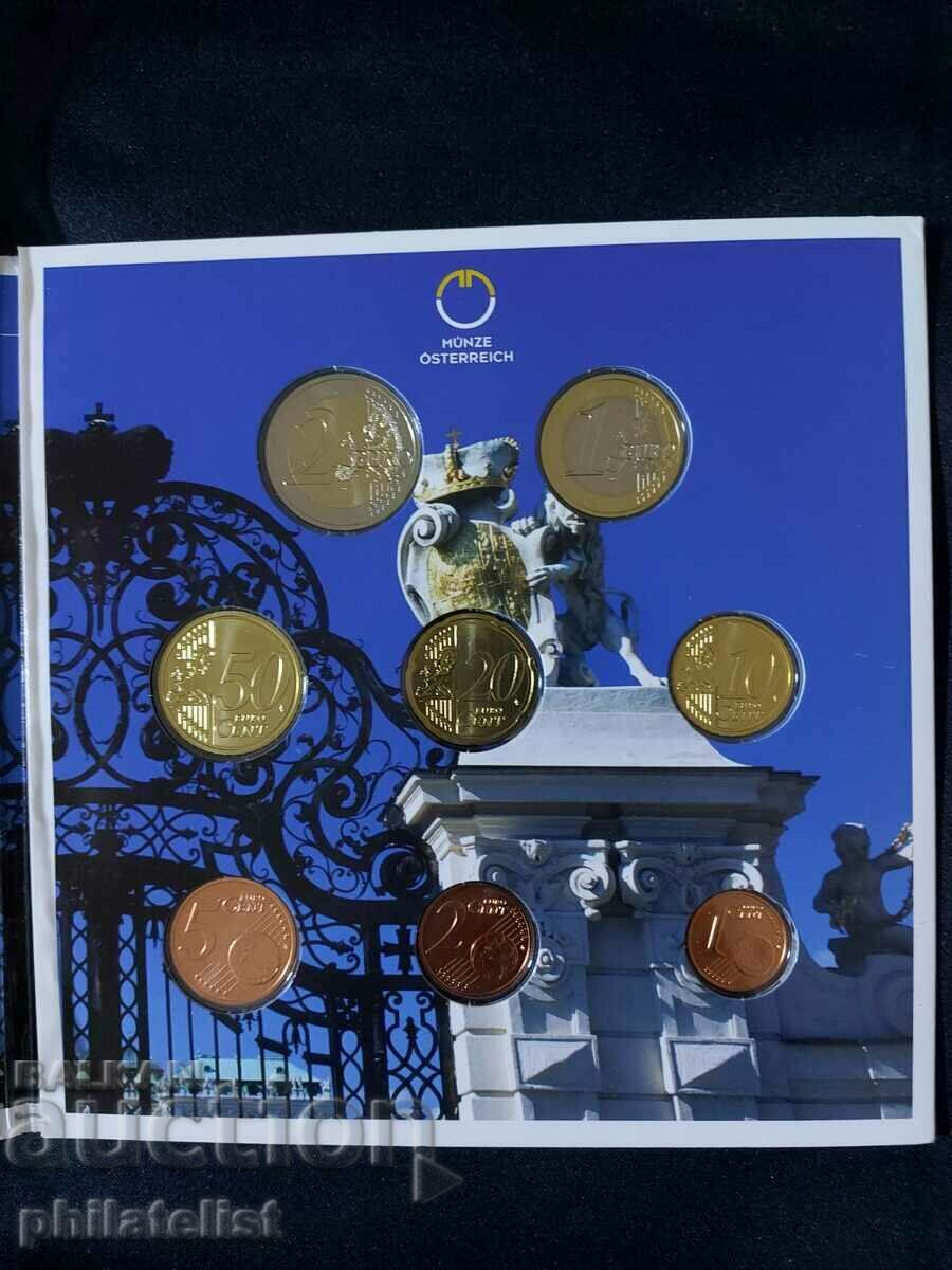 Austria 2010 -Complete bank euro set from 1 cent to 2 euros with price 60.00 BGN | € 30.68