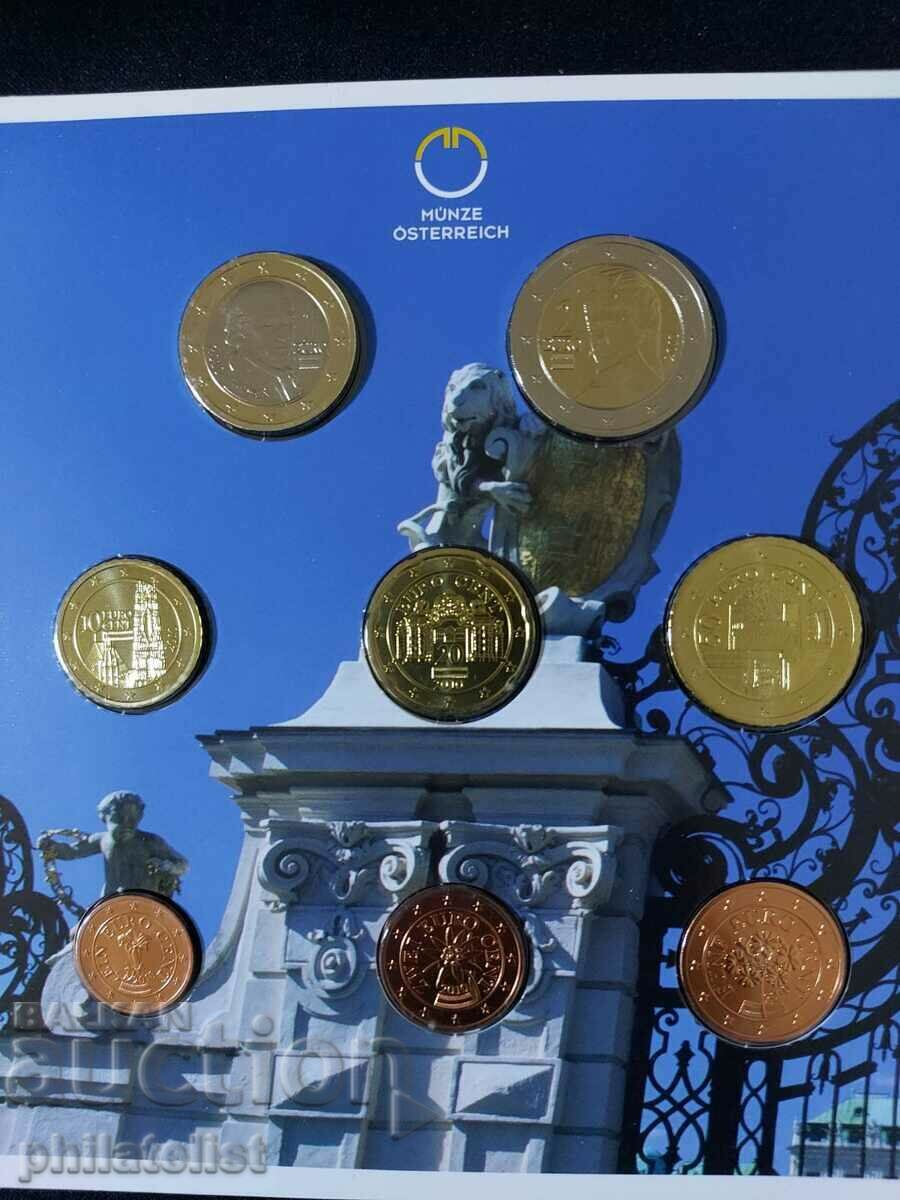 Delivery of Austria 2010 -Complete bank euro set from 1 cent to 2 euros