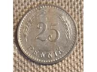 Finlanda 25 de bani 1938 K #43