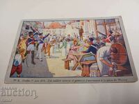 Old color card Switzerland 1814 - 1914