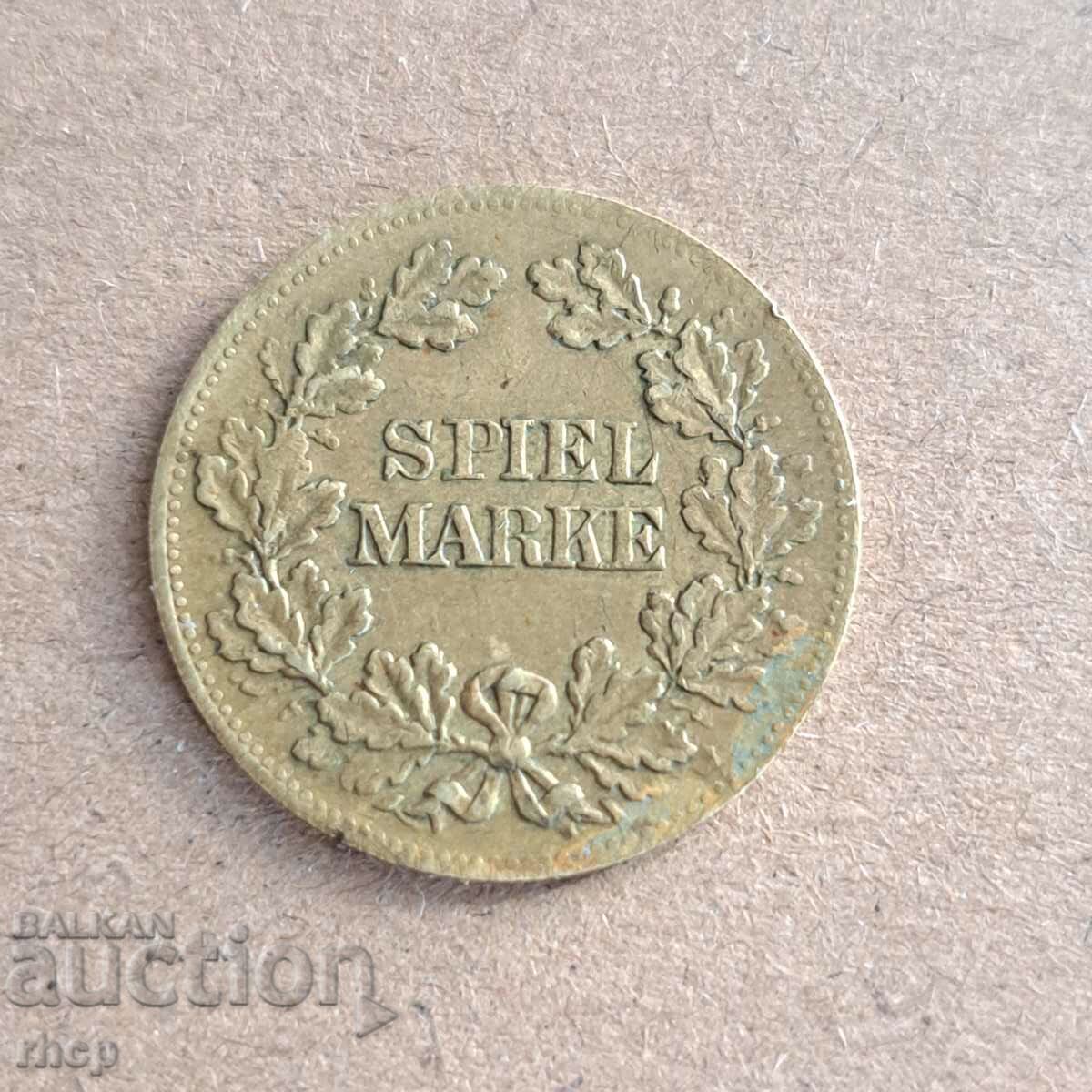 Spiel Marke old token Germany with horse