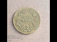 Spiel Marke old token Germany with horse