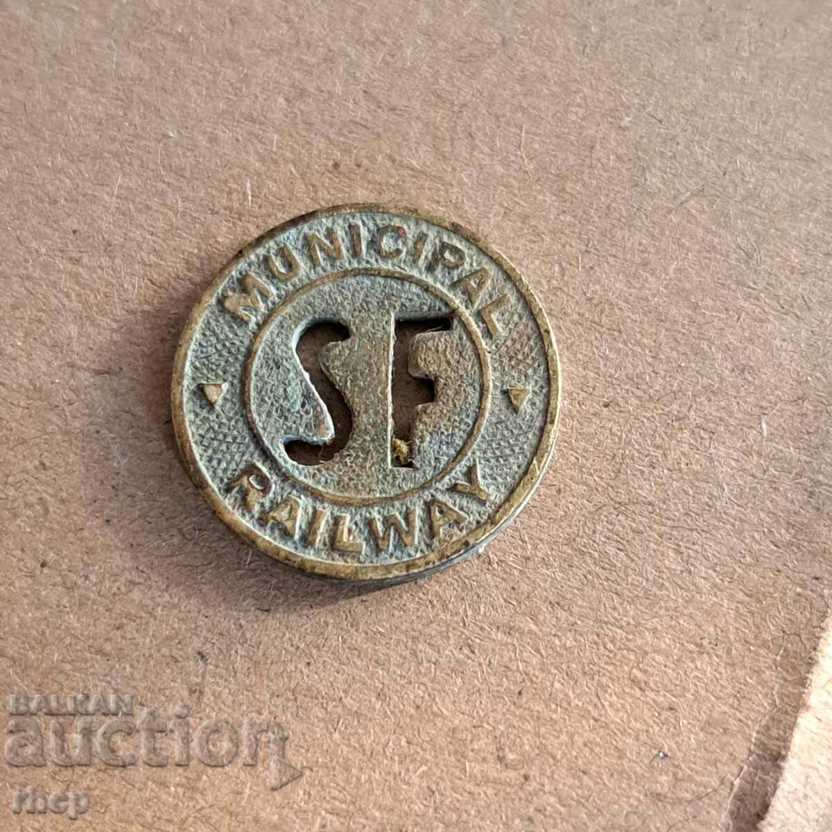 San Francisco USA Old Token