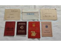 KOMSOMOL DKMS DSNM NR BULGARIA DOCUMENTE LOT 7 NUMERE