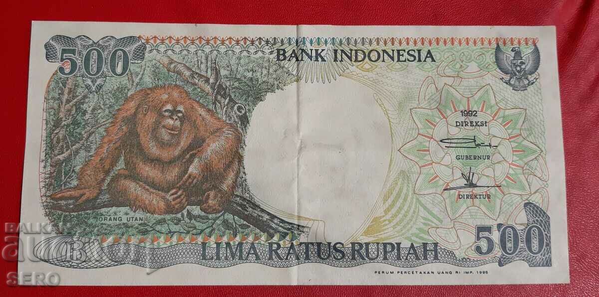 Bancnota-Indonezia-500 rupii 1992