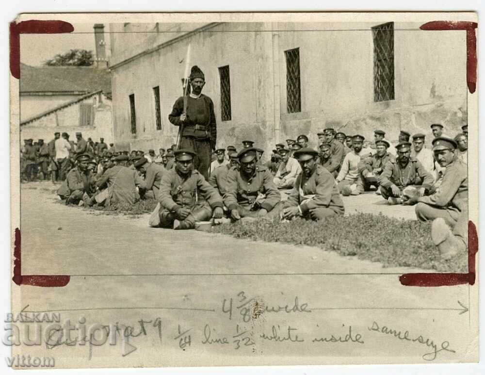 Bulgarian prisoners of war in Belgrade Serbia war photo