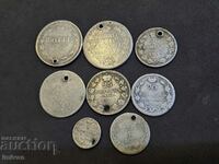 Silver coins Russia from jewelry