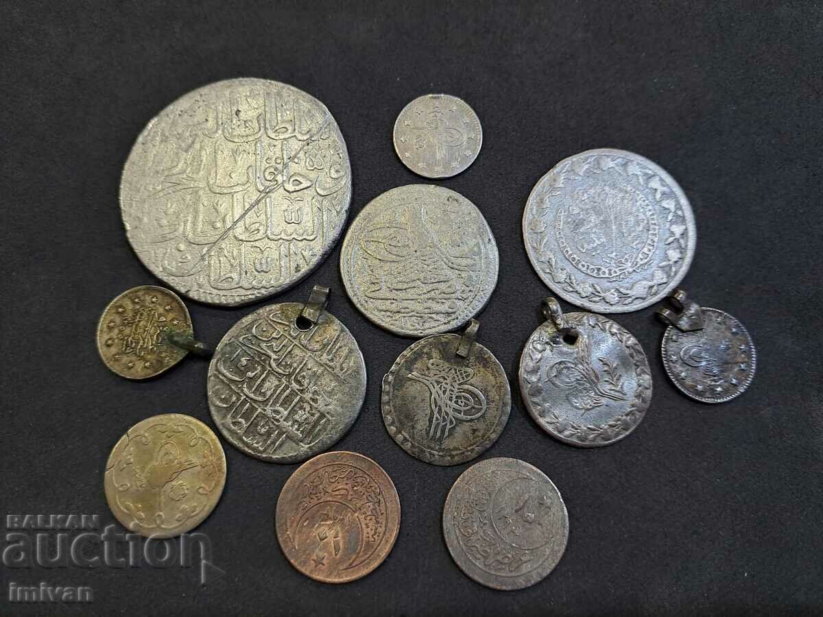 LOT Silver Ottoman Turkish Coins