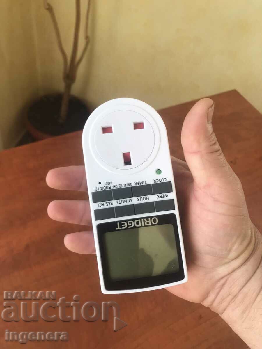 Delivery of DIGITAL ELECTRIC TIMER 18 PROGRAMS NEW CONTACT "ORIDGET"